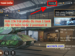 Alternative view of Bán Acc World of Tanks Siêu VIP có BC 25t, GSOR TANK, 15k trái phiếu, xe Premium khác