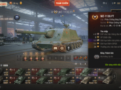 Bán Acc World of Tanks 60TP, WZ-113G FT Cấp 10 và Premium Siêu Hot!