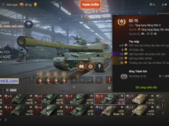 Acc WoT PC rẻ 99K có Progetto 65, BZ-75, E 77 – Và dàn tank Premium cháy máy