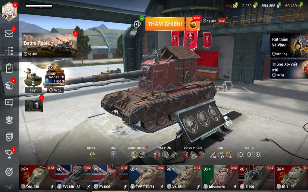 Bán acc wot blitz 13 xe cấp 10 bằng thẻ cào nhanh uy tín