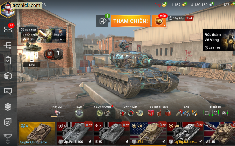 T34 (Mỹ - Hạng nặng)