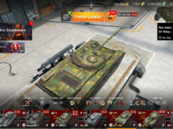 Shop bán acc World of Tanks Blitz với nhiều 3 xe cấp 10 như E 50 M, Leopard 1, T-100