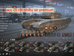 Alternative view of Bán Tài Khoản World of Tanks 3 tank Cấp 10, 18K Trái Phiếu, nhiều xe vip acc wot