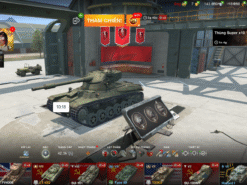 Tài khoản acc WoT Blitz có 2 tank 10 FV4005 và Viker light (chưa mua), LT-432, STG, và Type 59