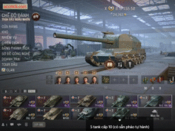 Bán acc World of Tanks PC – 5 tank 10 AMX 30b, T62a, IS-7, pháo BC, T110e5, có premium cấp 9