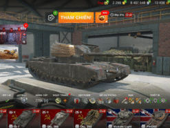 Alternative view of Acc World of Tanks Blitz VIP 176 tank, 48 tank cấp 10, 57 tank vàng + xanh