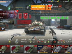 Acc wot blitz 3 tank cấp 10 với 6 tank xanh + vàng nick wotb ngon rẻ