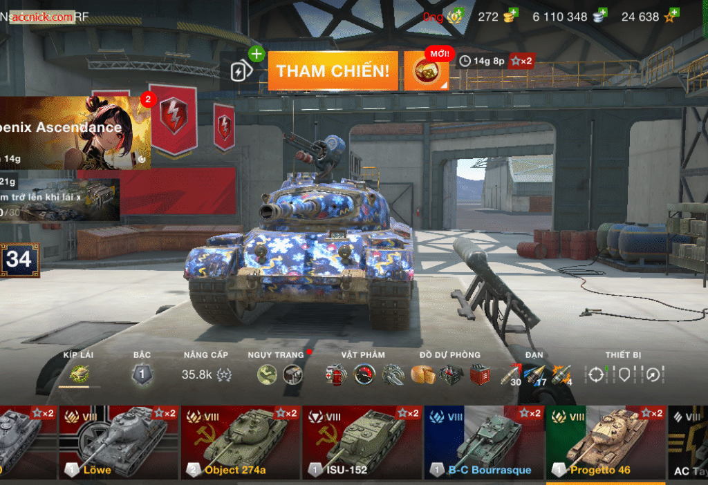 Mua bán acc wot blitz uy tín