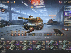 Acc World of Tanks PC gồm 5 tank X Type 71, IS-7, T-62A, AMX 30 và pháo BC 155, lối