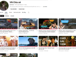 Bán kênh YouTube hơn 1.06K subs, kênh sạch lập từ 2017, nội dung game + chia sẻ đa dạng, 21
