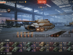 Alternative view of Acc World of Tanks với 6 tank cấp X gồm BZ-75, T-62A, BC25t, IS-7, AMX 30 B và 113