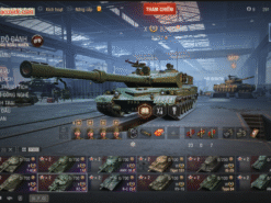 Acc World of Tanks server ASIA, garage nhiều xe mạnh, nổi bật với 6 tank cấp X gồm BZ-75, T-62A,