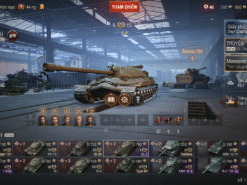 Acc World of Tanks PC gồm 5 tank X 60TP, IS-7, T-62A, AMX 30 và pháo BC 155, kèm 5