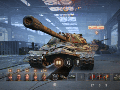 Acc World of Tanks PC gồm 5 tank X IS-7, T-62A, AMX 30B, FV4005 và pháo BC 155, lối chơi