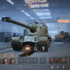 Acc World of Tanks PC gồm 6 tank X BZ-75, 113, Obj 430U, T-62A, AMX 50B, AMX 30B cùng 5
