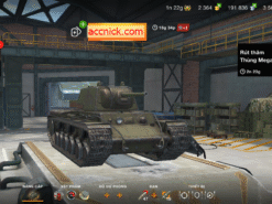 Acc wot blitz giá rẻ có sẵn KV-1 và 2364 gold, vào chiến ngay, KV-1 giáp trâu cân team, kèm