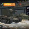 BÁN ACC World of Tanks Blitz – KV-2 CHIẾN THẦN 152MM wot blitz KV-2 huyền thoại với pháo 152mm “1