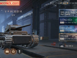 Bán acc WoT PC giá rẻ, chính chủ. acc sở hữu VK 30.01 (H) và 800 vàng, Medium tank Đức