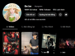 Bán kênh hơn TikTok 1.000 Follow - UID Việt - Kênh sạch