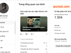 Bán kênh YouTube 1.500 sub sạch, giá rẻ, uy tín! Kênh có hơn 1.500 người đăng ký thật, sạch bản