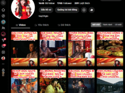 Bán gấp kênh TikTok 1748 Followers kênh sạch