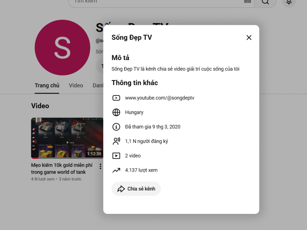 Bán Mua kênh youtube 1k sub kênh sạch không vi phạm kênh cổ 2020