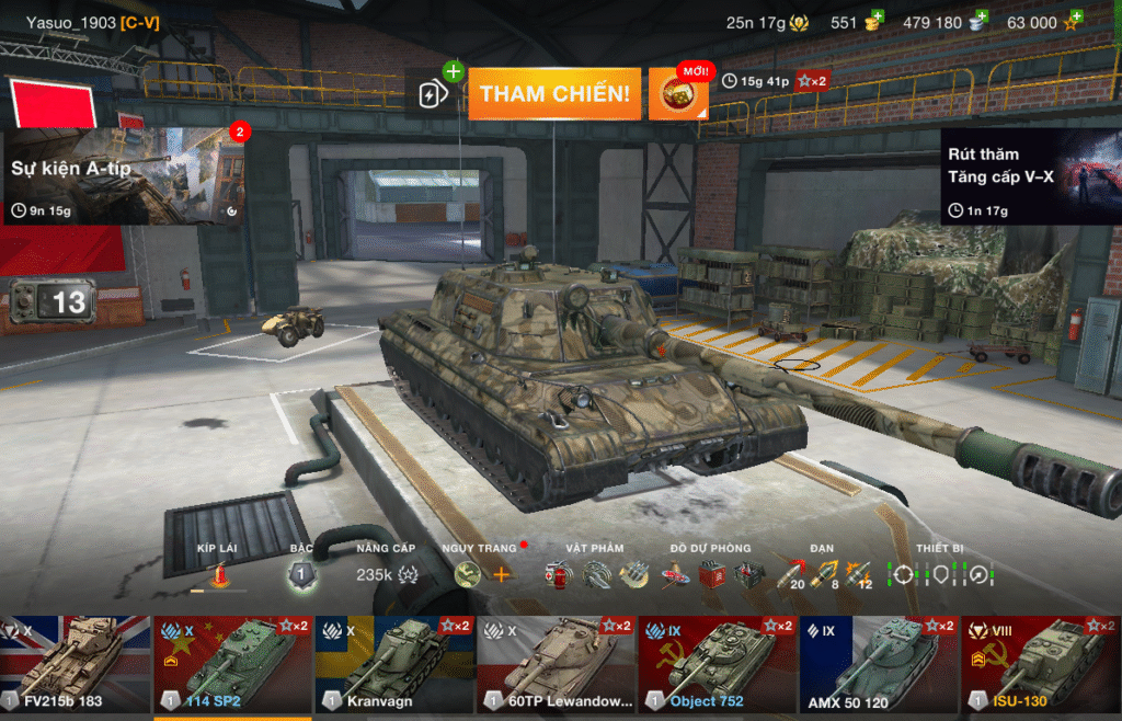 acc WOT Blitz 14 xe Tier X với 10 tank X