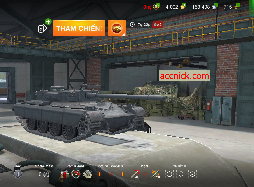 Acc game wot blitz giá rẻ 4002 vàng có sẵn xe premium giáp trâu