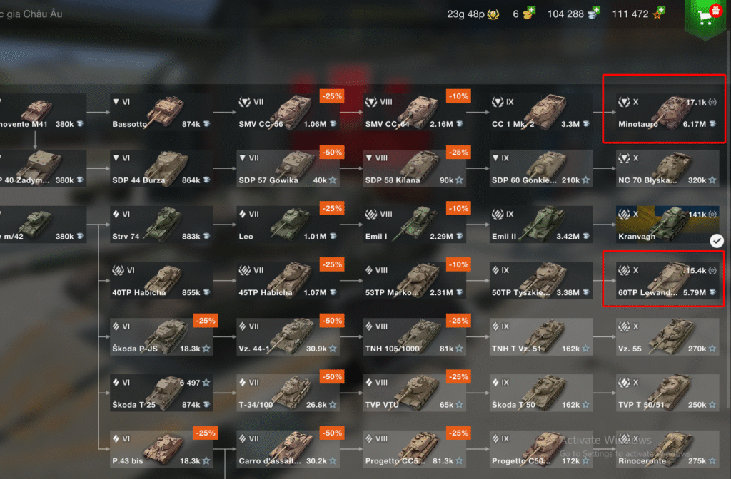 Bán acc wot blitz 9 tank cấp 10, 4 tank X có sẵn trong gara, 5 tank X chưa mua