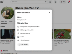 Bán Kênh Youtube gân 1k Sub - Kênh Cổ 2018 - View Thật kênh youtube sạch - Gần Đủ BKT