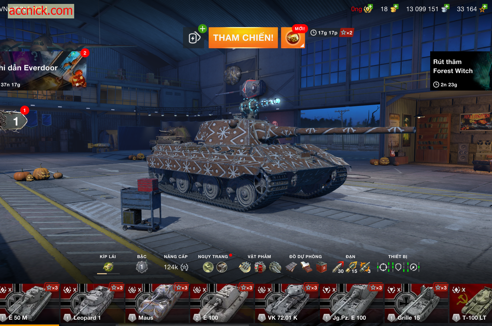 Acc Wot Blitz khủng 28 tank X 13 triệu bạc shop acc World of Tanks Blitz - Ảnh 3