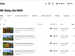 Alternative view of Bán kênh youtube cổ 2018 sub thật view tự nhiên, kênh sạch